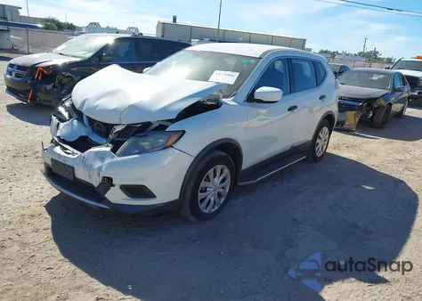 2016 Nissan Rogue S из США, поврежденный, VIN KNMAT2MV5GP613505